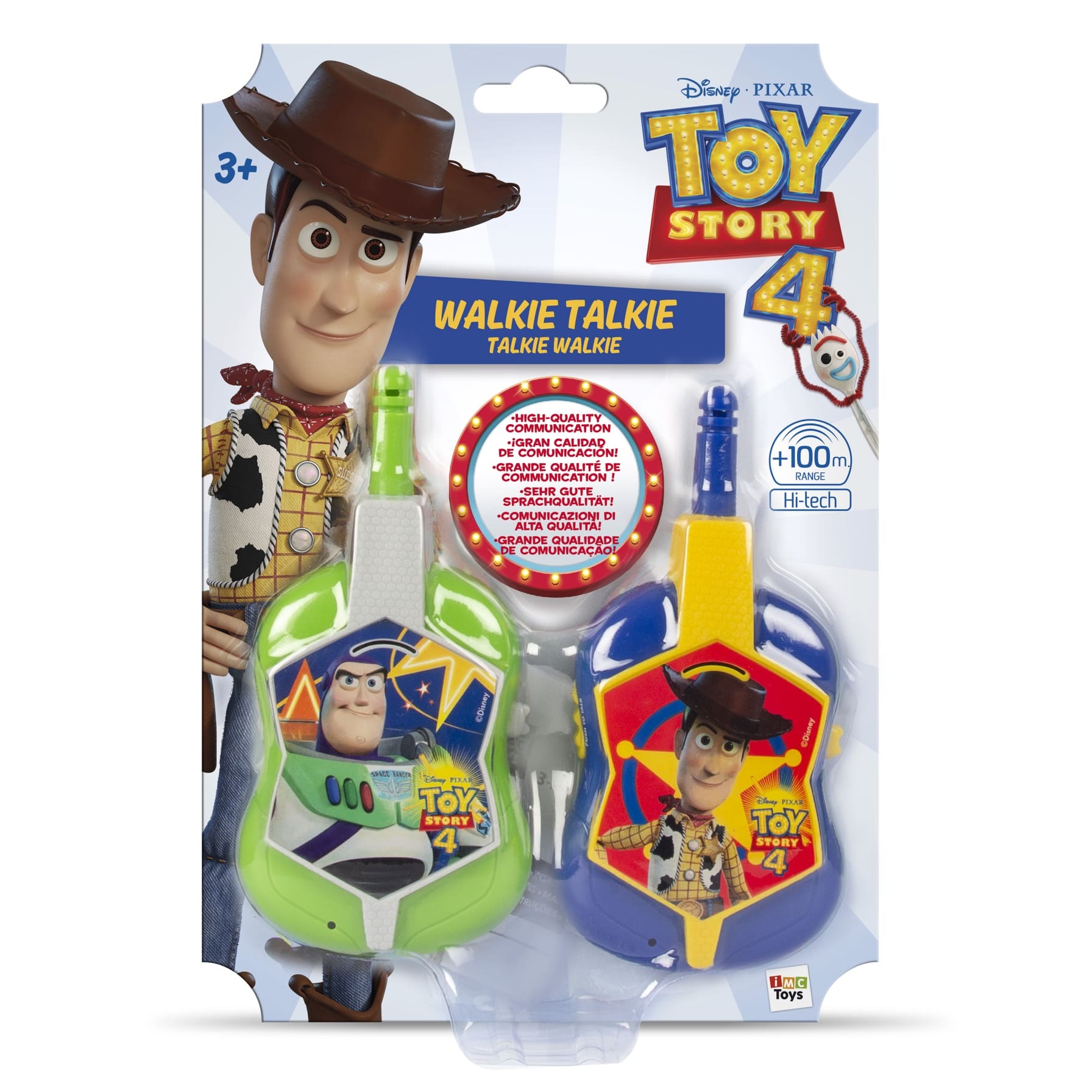Walkie Talkie Toy Story 4 Buzz Lightyear and Woody Roleplay Disney 