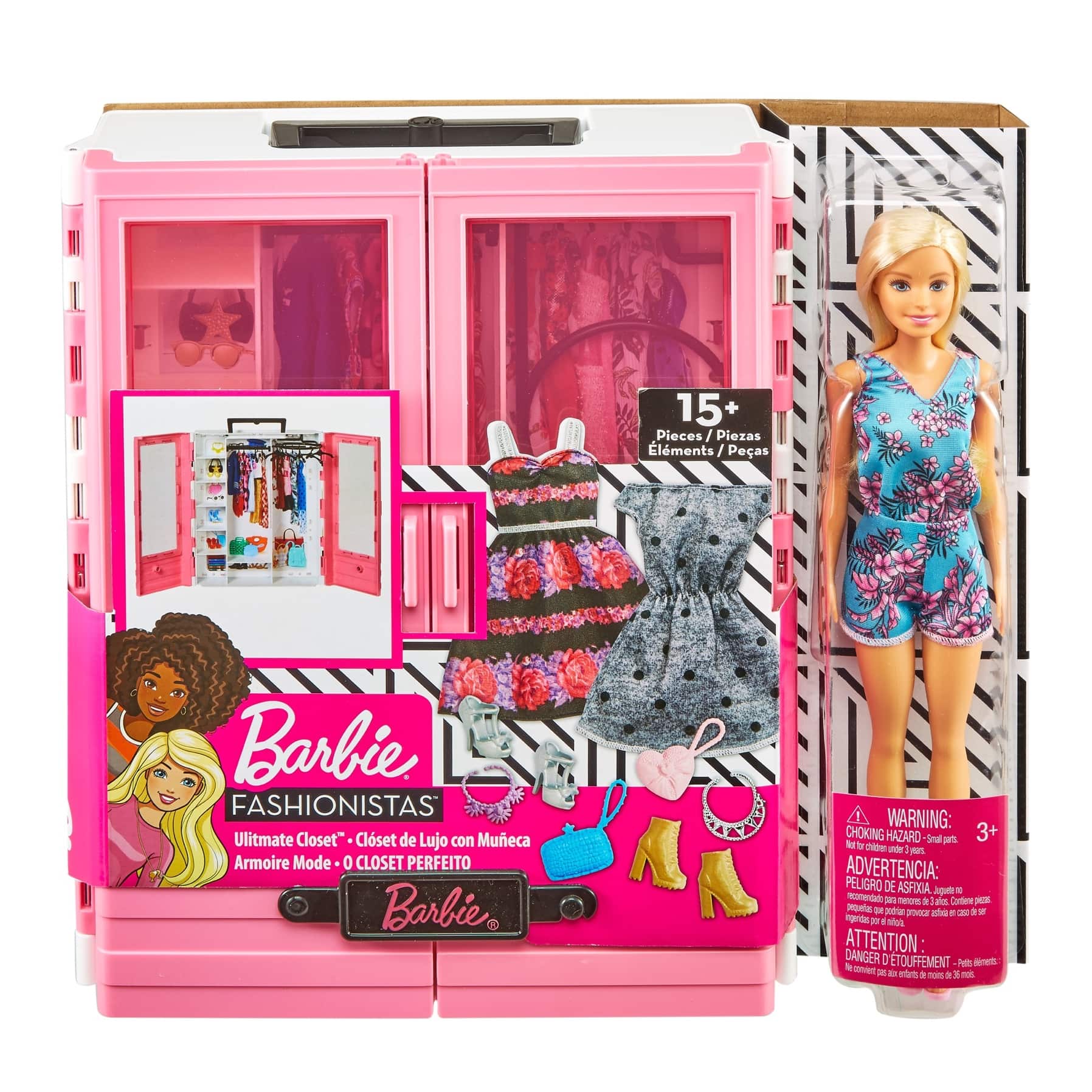 Buy Barbie Fashionistas Ultimate Closet, Doll & Accessories Online