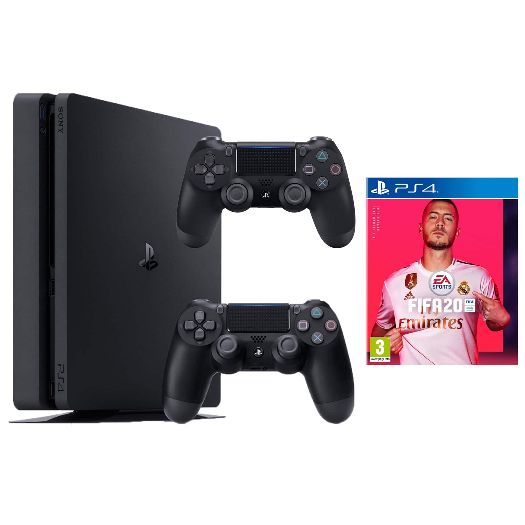 dobbeltlag nationalisme følelse Buy PlayStation 4 Slim 1 TB Console (Black) + FIFA20 Game Online in Dubai &  the UAE|Toys 'R' Us