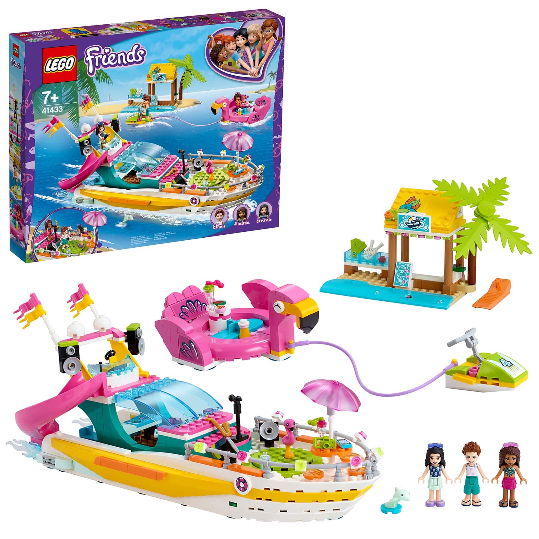 Buy LEGO Friends UAE|Toys Online & Dubai the in \'R\' (640 Party Us Boat Pieces)