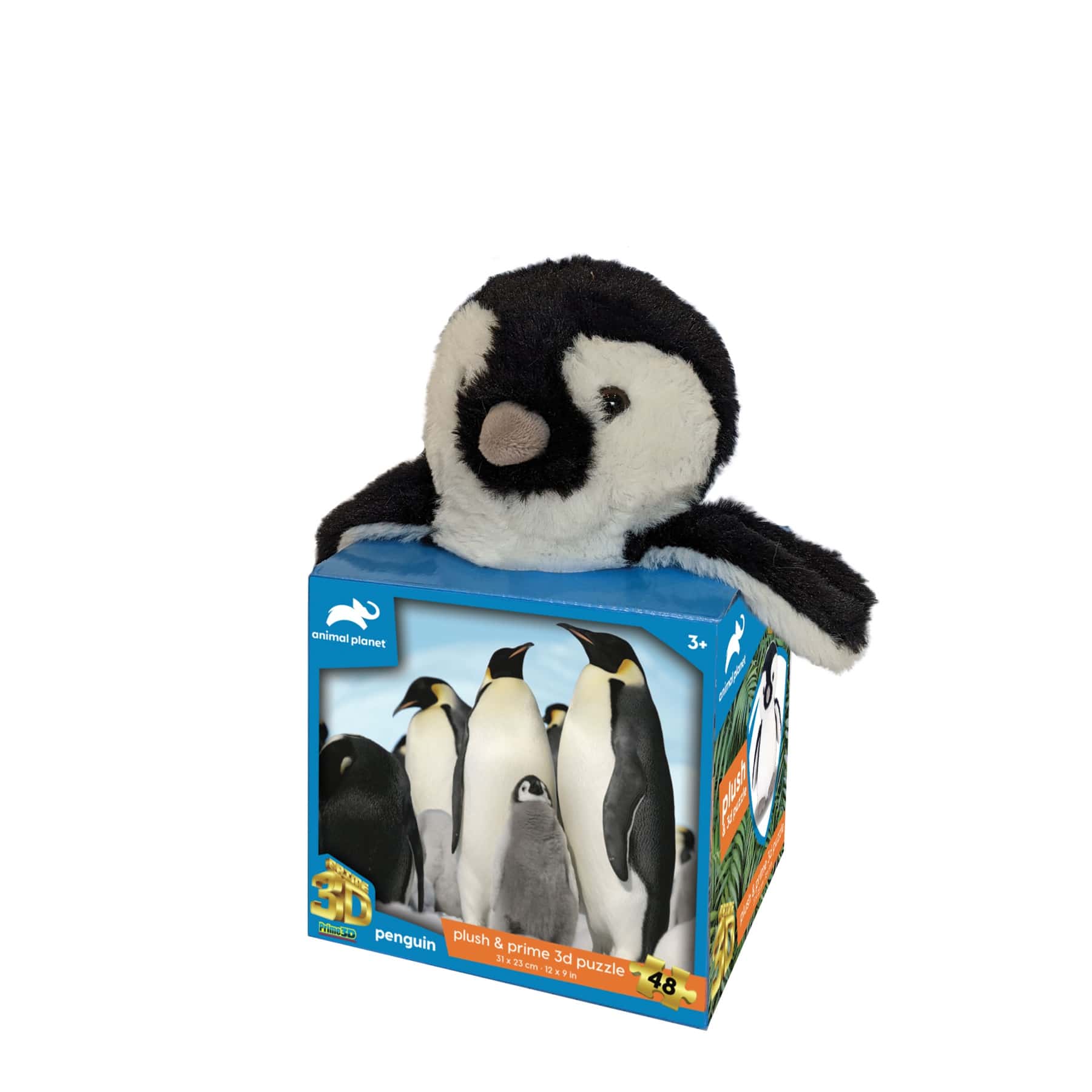 Buy Animal Penguins Plush & Prime 3D Puzzle (48 Pieces) Online in Dubai &  the UAE|Toys 'R' Us