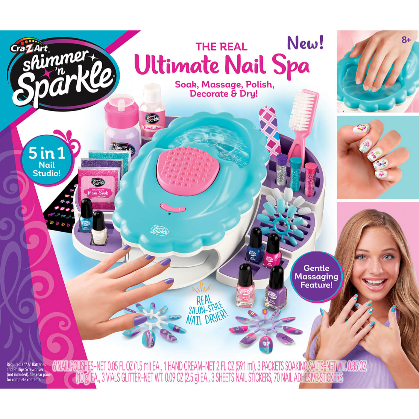 Buy Cra-Z-Art Shimmer 'n Sparkle Ultimate Nail Spa Kit Online in Dubai & the  UAE|Toys 'R' Us