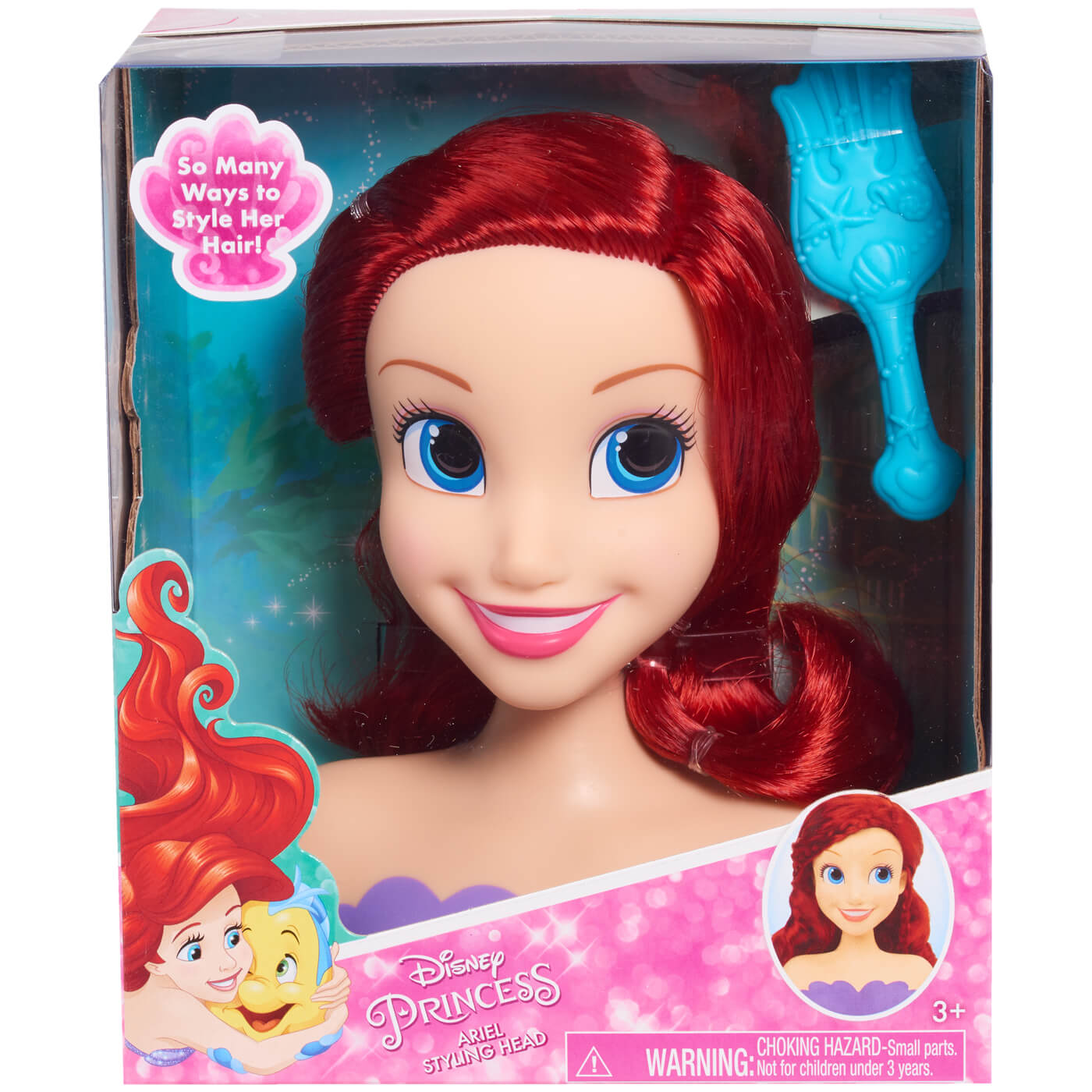 Buy Disney Princess Ariel Mini Styling Head (17 cm) Online in Dubai & the  UAE|Toys 'R' Us