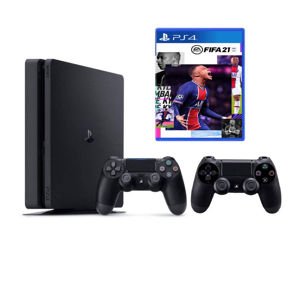 Persuasivo Las bacterias Soportar Buy PlayStation 4 Slim 500 GB Console + Extra Controller + FIFA 21 Game  Online in Dubai & the UAE|Toys 'R' Us