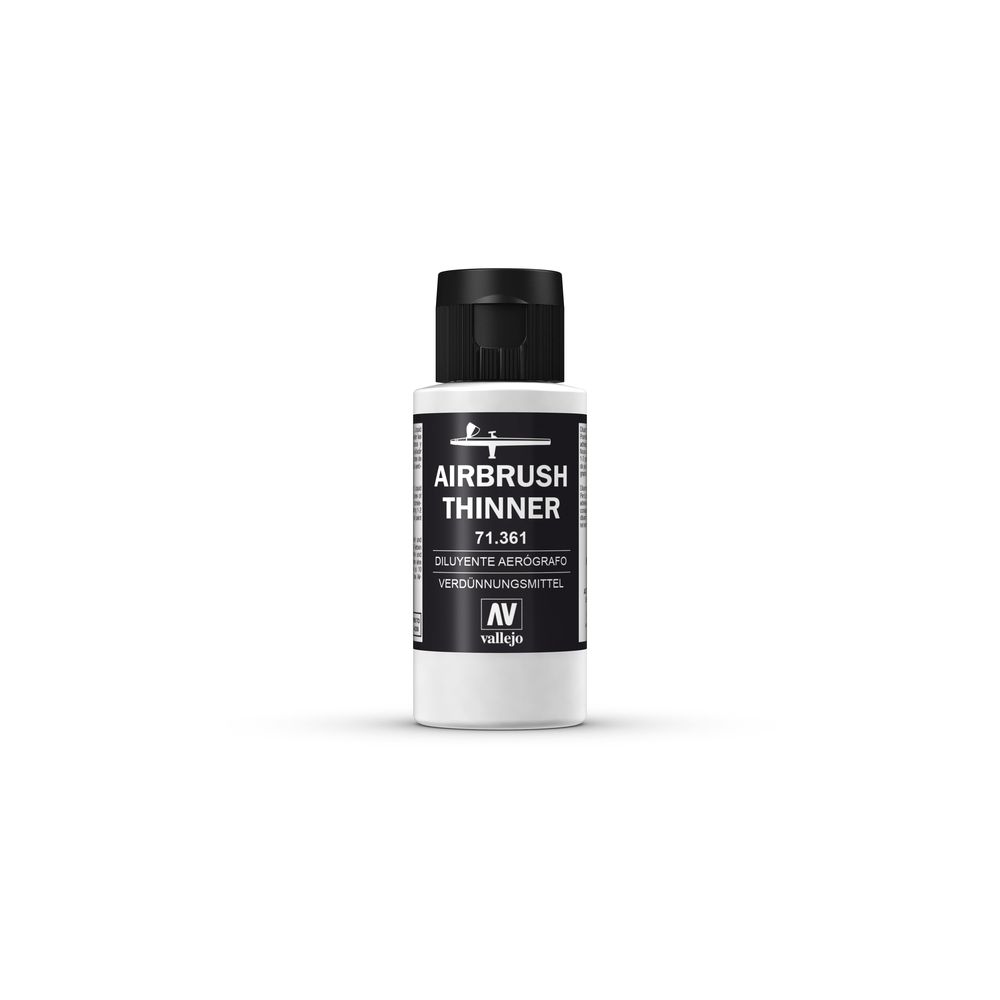 Buy Vallejo Airbrush Thinner 71.361 Transparent Acrylic Paint Bottle (60  ml) Online in Dubai & the UAE