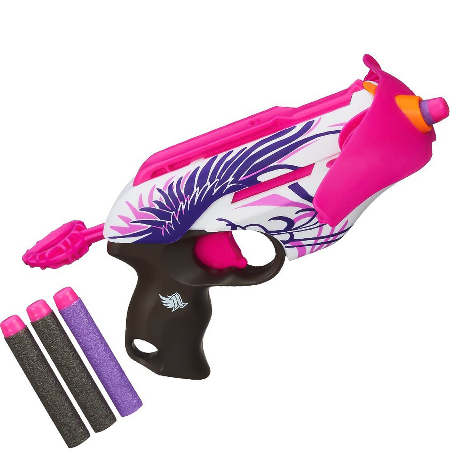 NERF Rebelle Pink Crush Blaster Crossbow Fires Darts up to 75 Feet 2in1 for sale online 